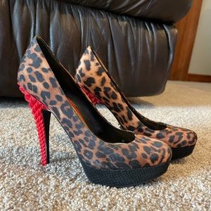 RACHEL by Rachel Roy platform sculpted high heels